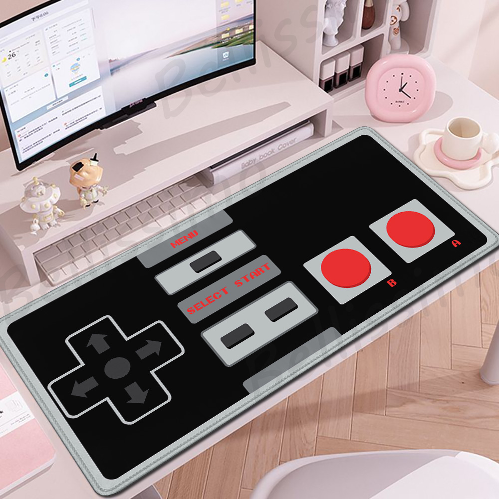 Retro Gaming Desk - Retro Game Controller Mouse Pad Anti-Slip