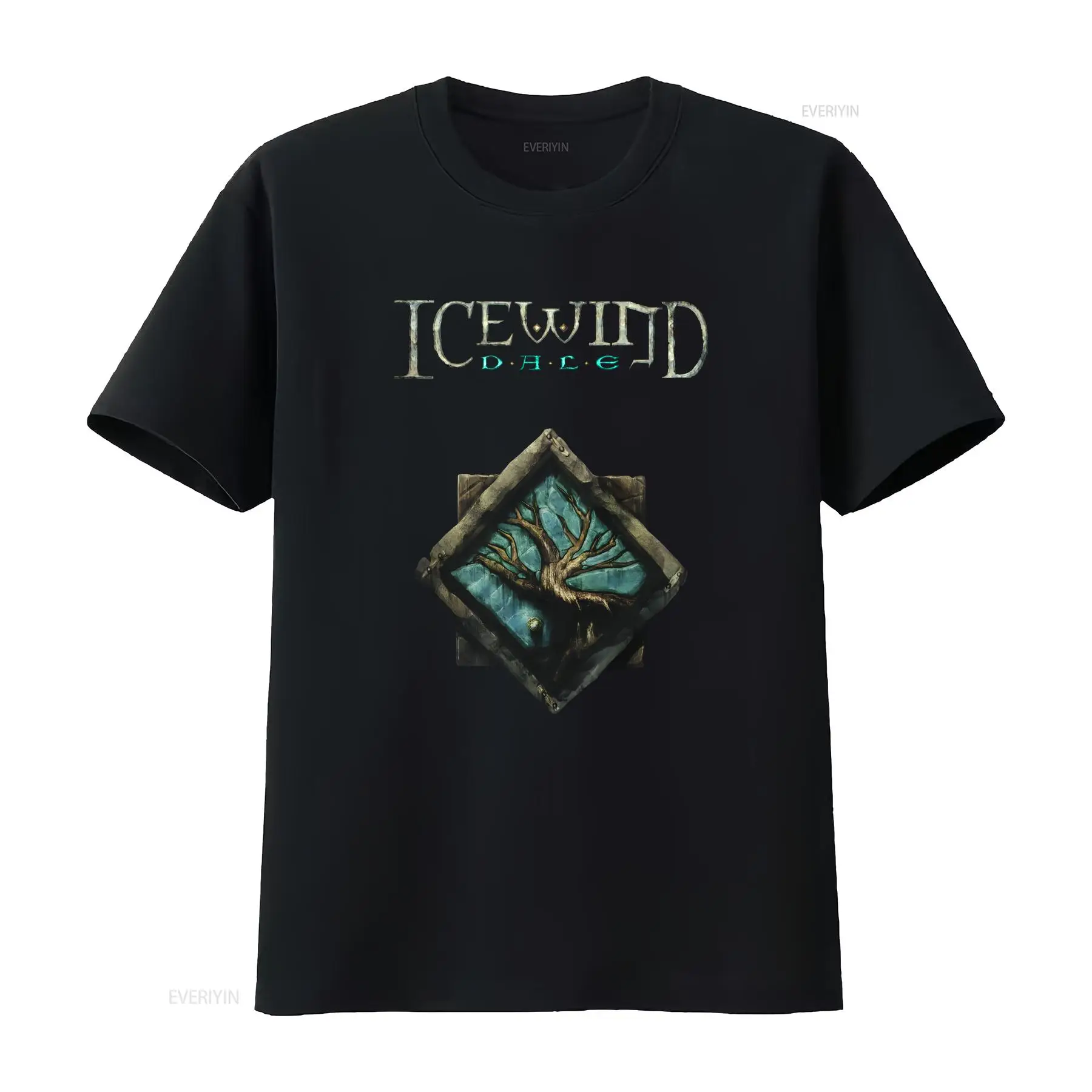 Retro Gaming T Shirt - Icewind Dale Logo Classic Video Game