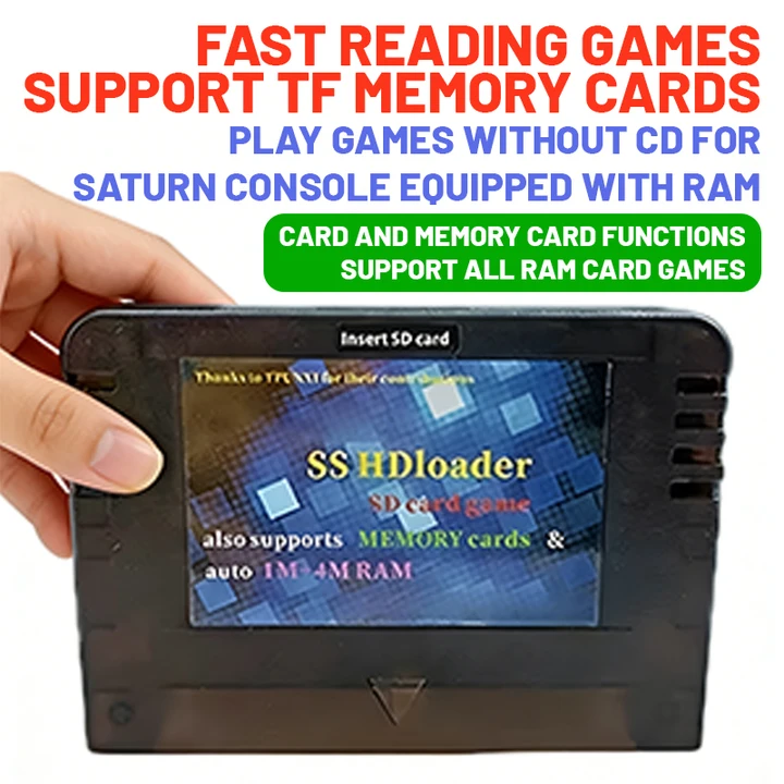 Retro Gaming Years - SAROO HD Loader (English Menu) TF