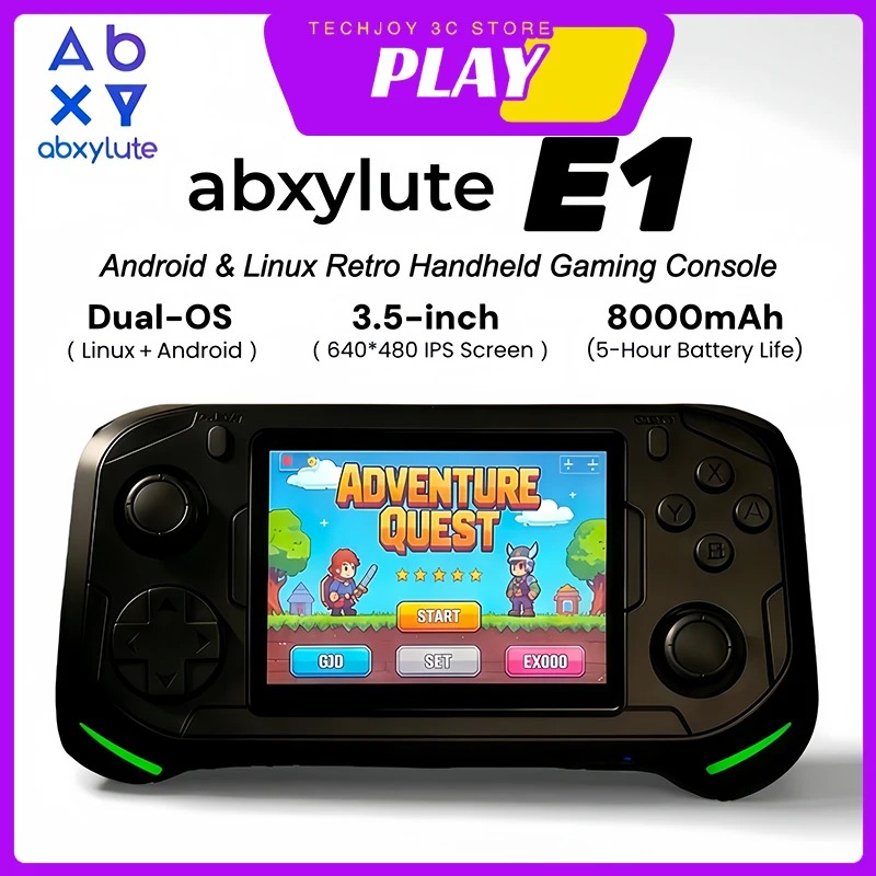 Retro Gaming Os Linux - Abxylute E1 Handheld Gaming Console RK3566