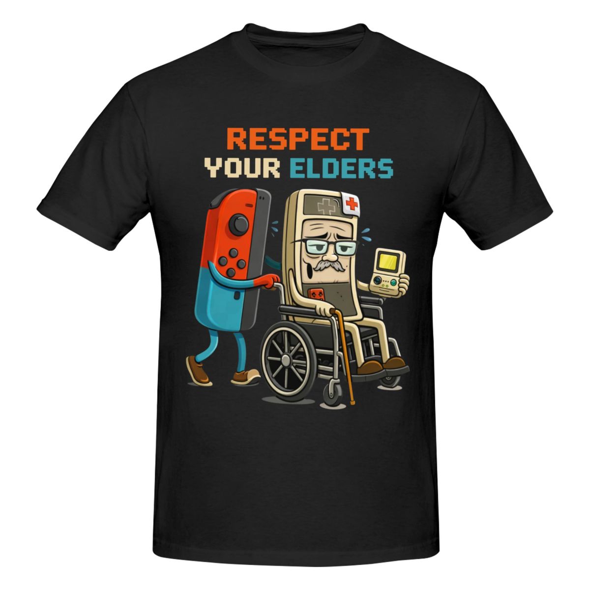 Retro Gaming Gifts - Men Respect Your Elders Gaming Control