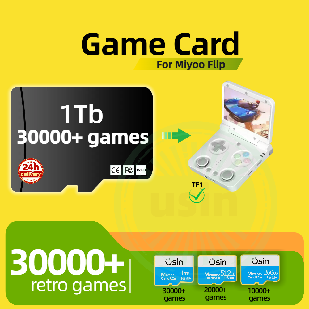 Retro Gaming Pro - Game Card For Miyoo Flip 30000+