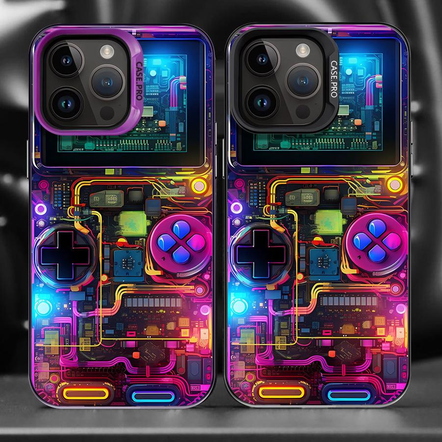 Retro X8 Gaming Console - Retro Game Console Pattern Phone Case