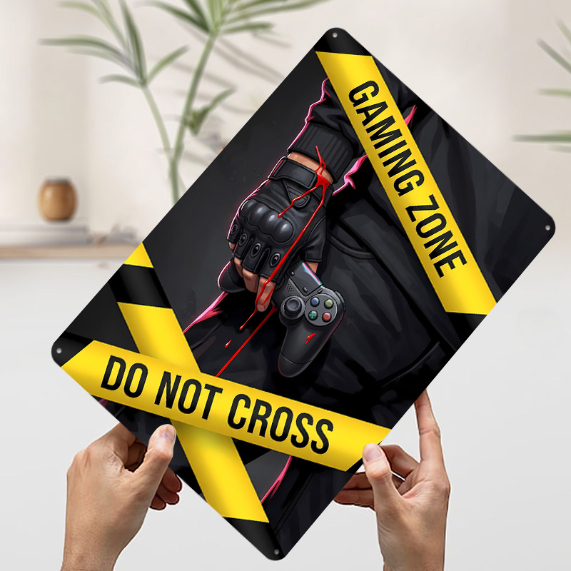 Gaming Zone Do Not Cross Poste - Retro Gaming Zone 评论和价格