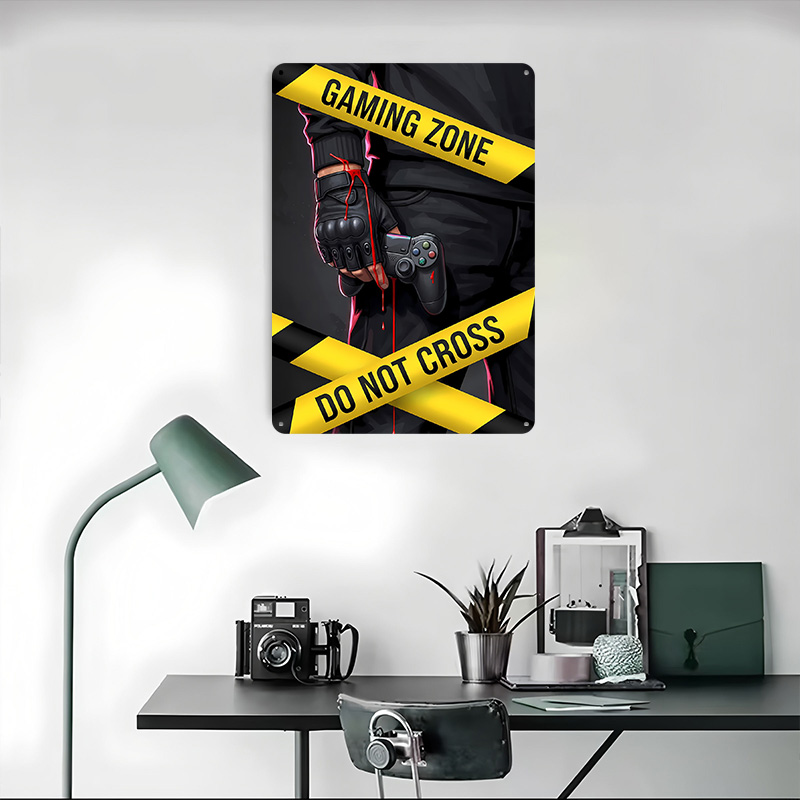 Gaming Zone Do Not Cross Poste - Retro Gaming Zone 评论和价格