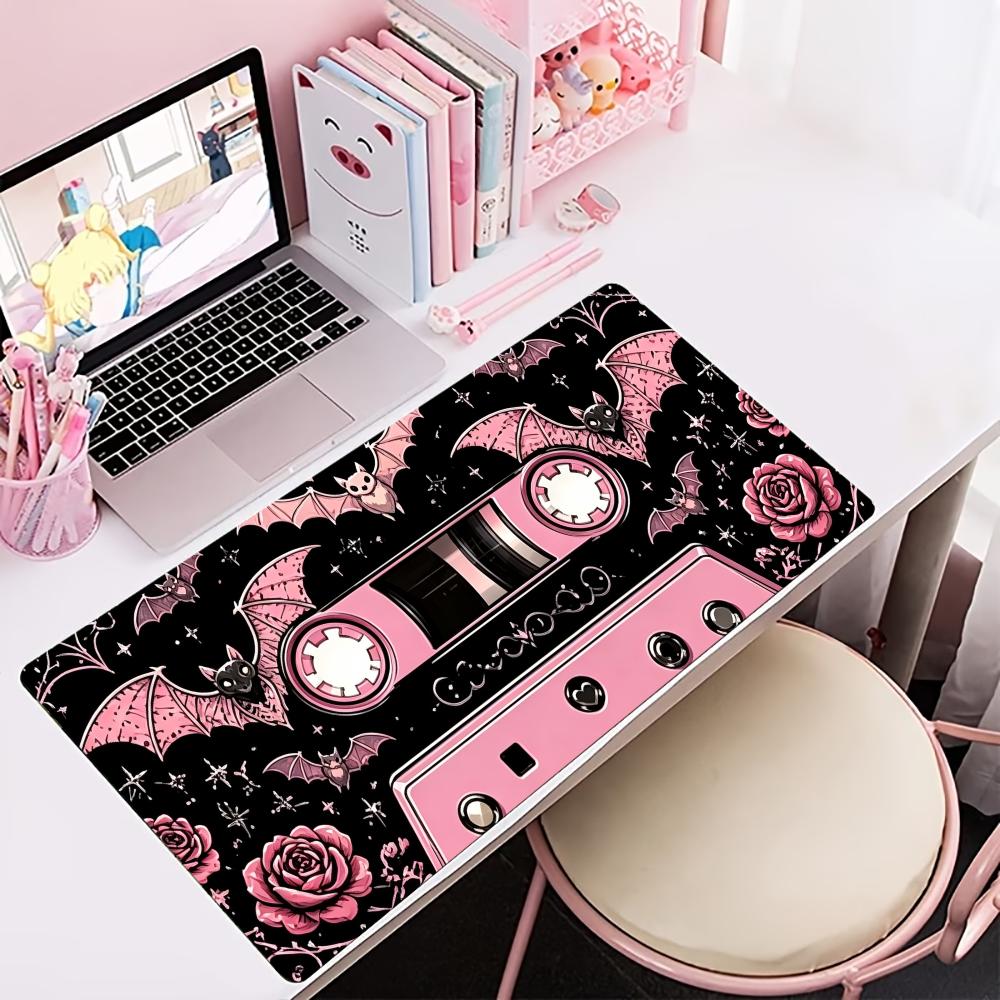 Pink Retro Cassette Tape Large - Retro Gaming Desk 评论和价格