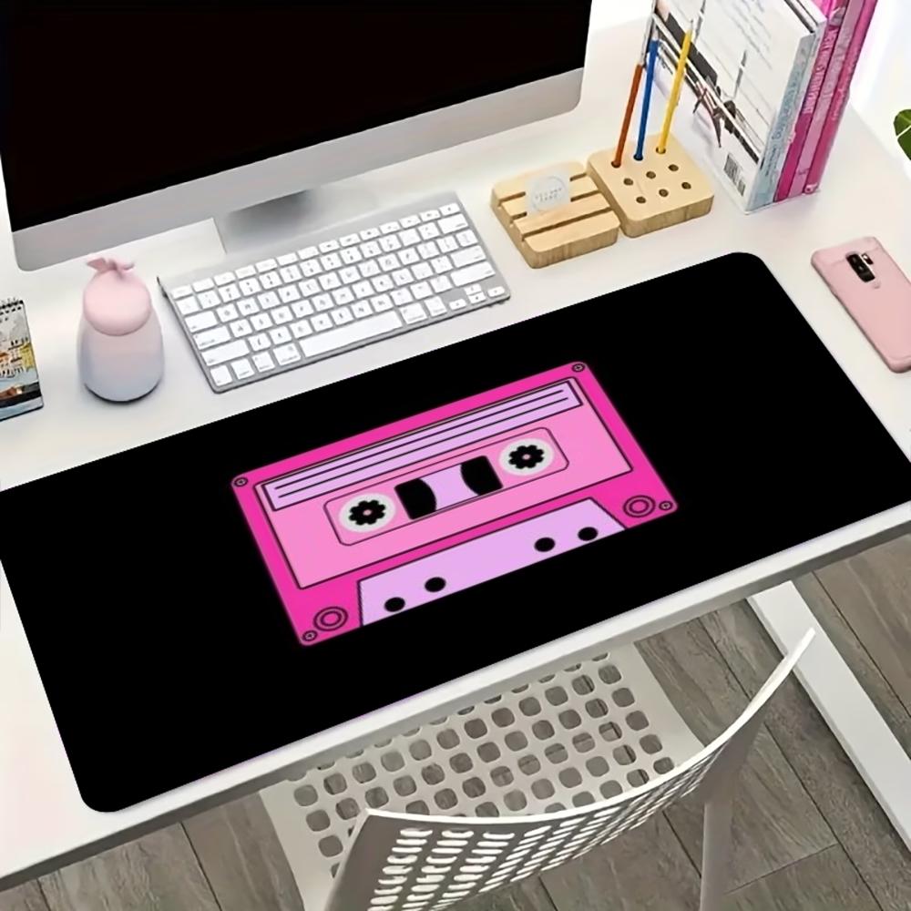 Pink Retro Cassette Tape Large - Retro Gaming Desk 评论和价格