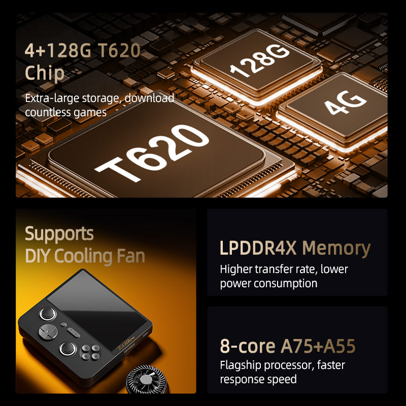 GAMEMT E5 Ultra 4+128GB 5.0-In - Retro X8 Gaming Console 评论和价格