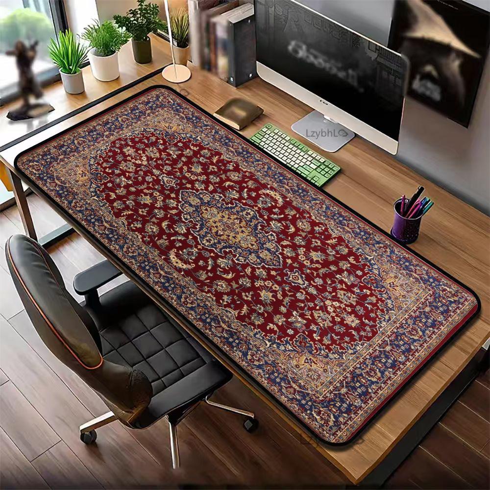 Vintage Persian Rug Pattern La - Retro Gaming Desk 评论和价格