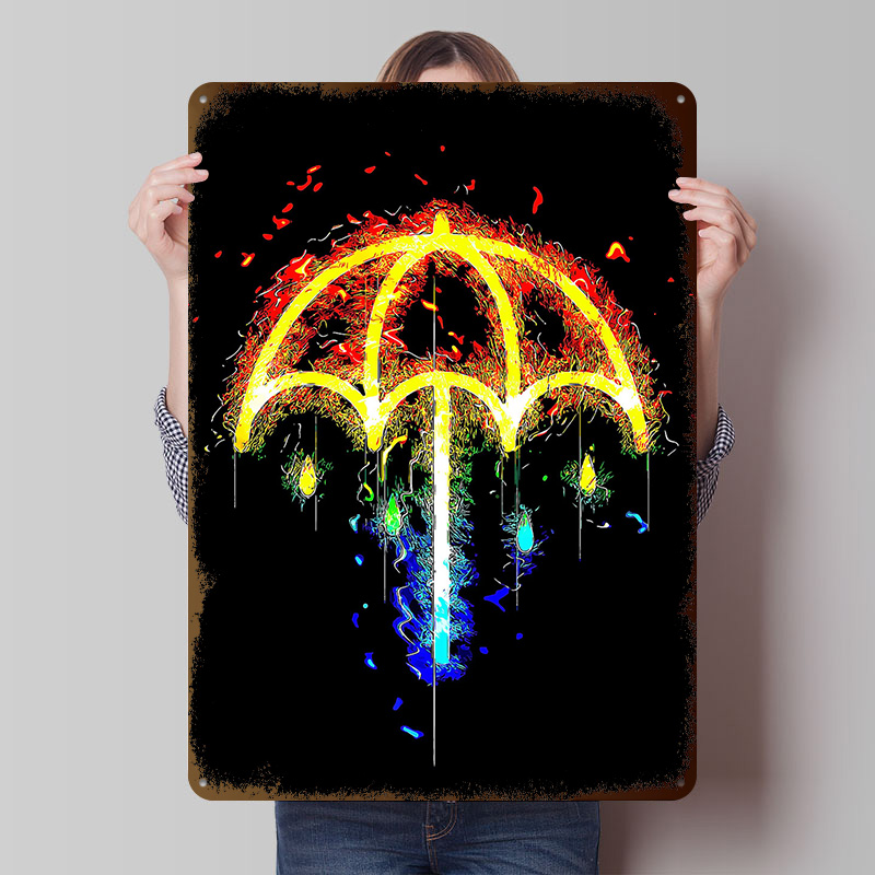 Bmth Music Tinplate Posters Cu - Retro Gaming Desk 评论和价格