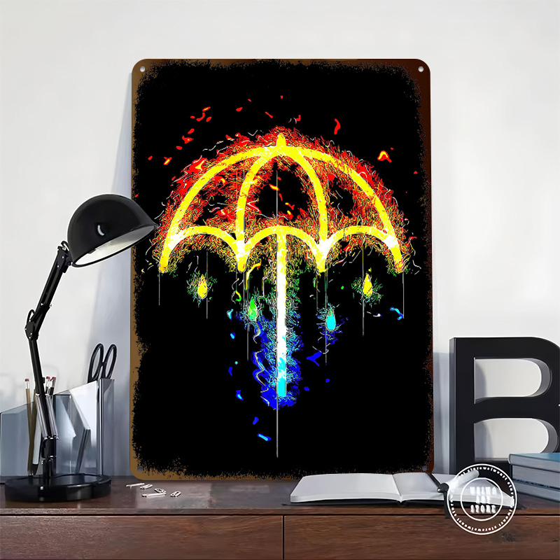 Bmth Music Tinplate Posters Cu - Retro Gaming Desk 评论和价格