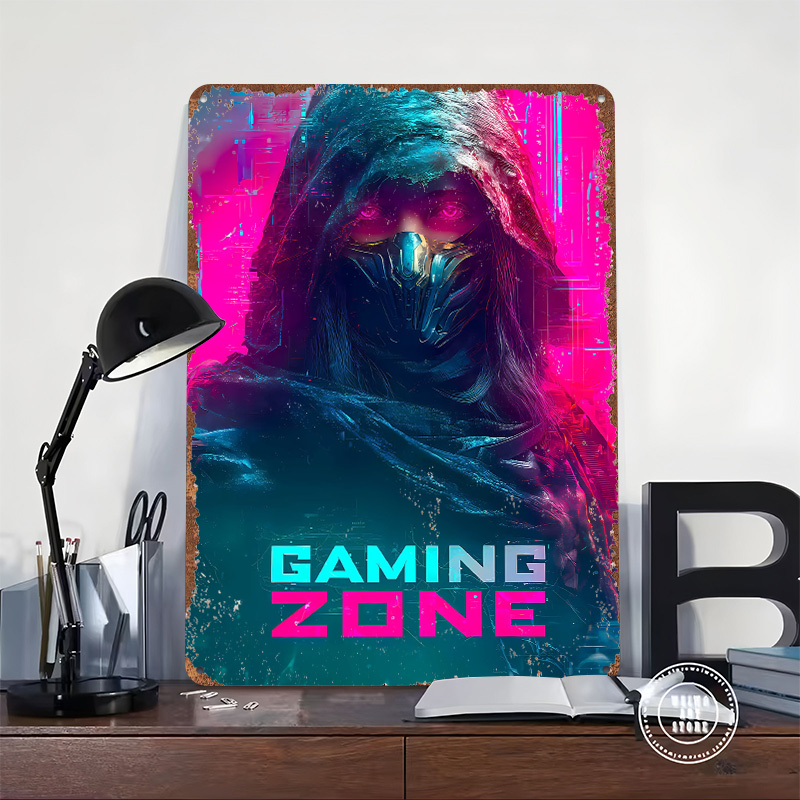 Gaming Zone Ninja Tinplate Pos - Retro Gaming Zone 评论和价格