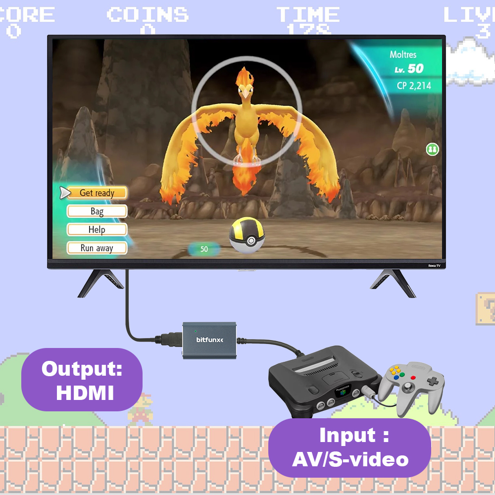 Bitfunx 720P Svideo / AV To HD - Retro Gaming Pro 评论和价格