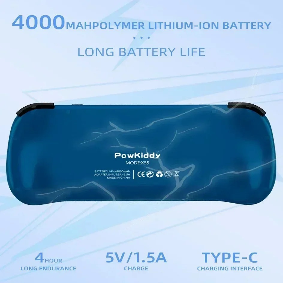 POWKIDDY X55 Handheld Game Con - Retro X8 Gaming Console 评论和价格
