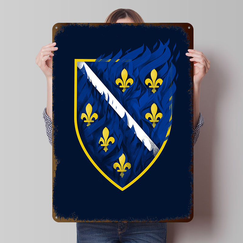 Bosnia Printed Poster Customiz - Retro Gaming Desk 评论和价格