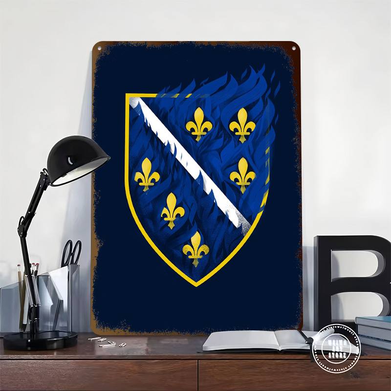 Bosnia Printed Poster Customiz - Retro Gaming Desk 评论和价格