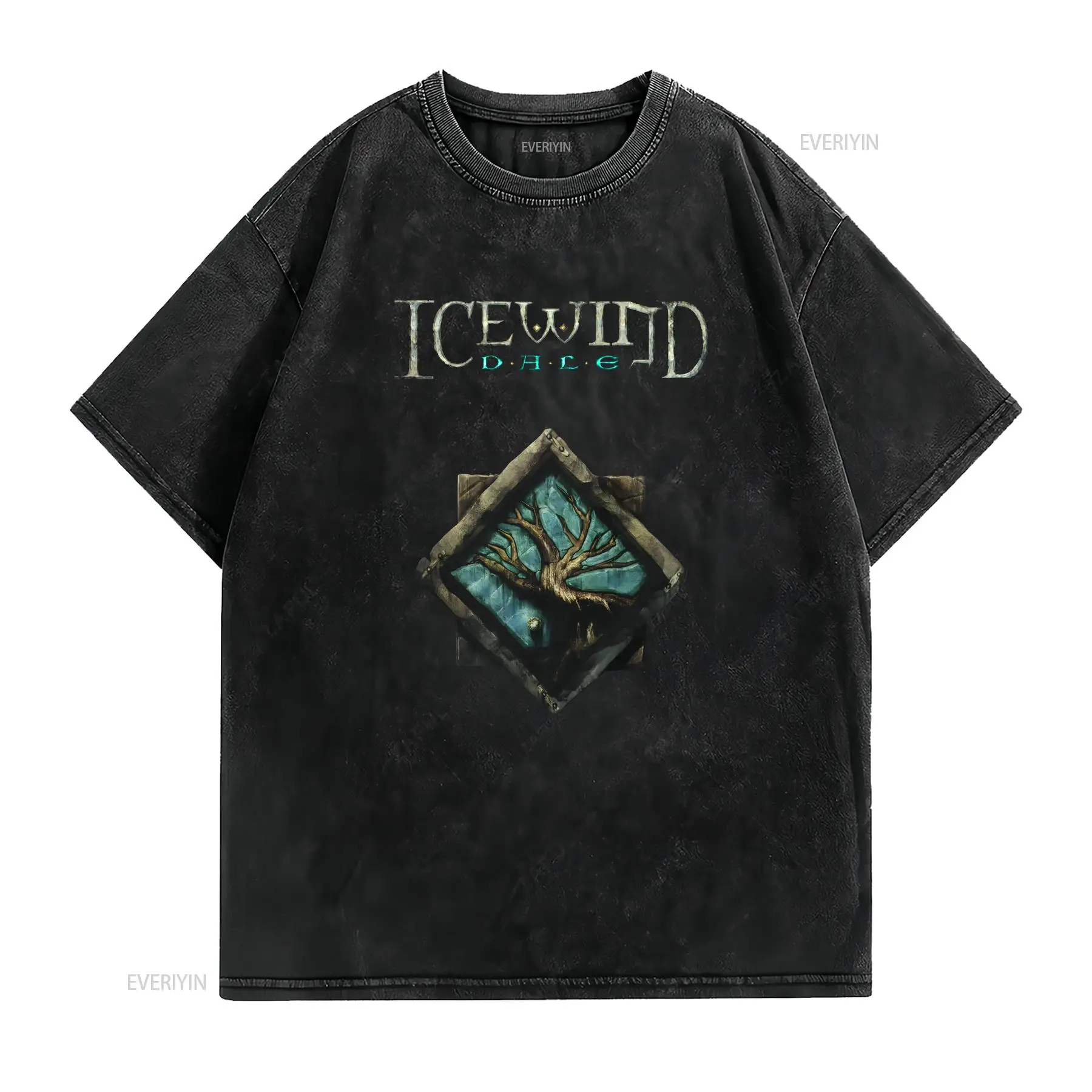 Icewind Dale Logo Classic Vide - Retro Gaming T Shirt 评论和价格