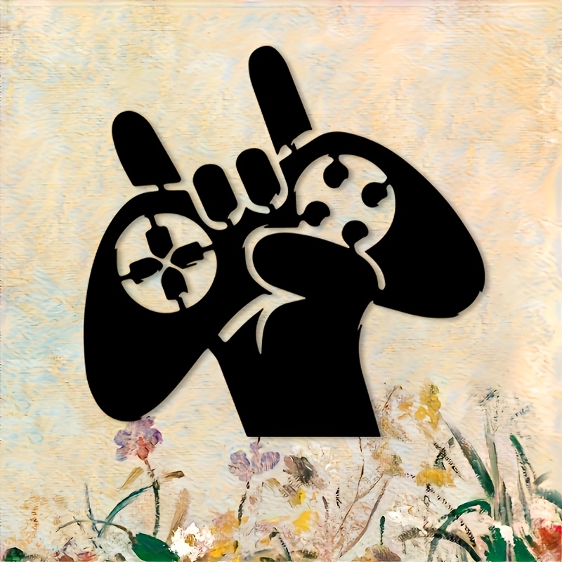 Retro Gaming Hand Metal Wall A - Retro Gaming Gifts 评论和价格