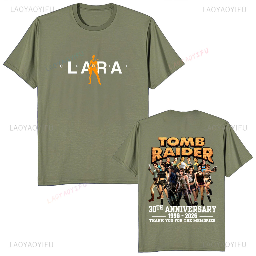 Tomb Raider 30th Anniversary U - Retro Gaming T Shirts 评论和价格