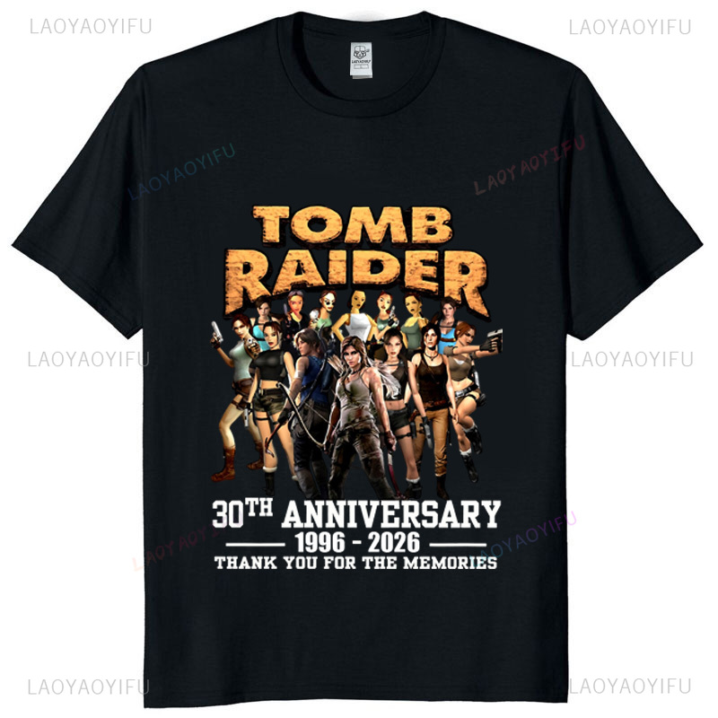 Tomb Raider 30th Anniversary U - Retro Gaming T Shirts 评论和价格