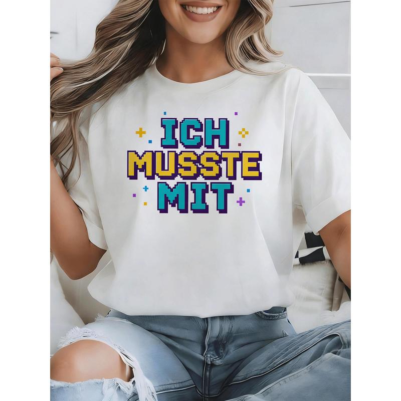 Ich Musste Mit German Meme T-S - Retro Gaming Font 评论和价格