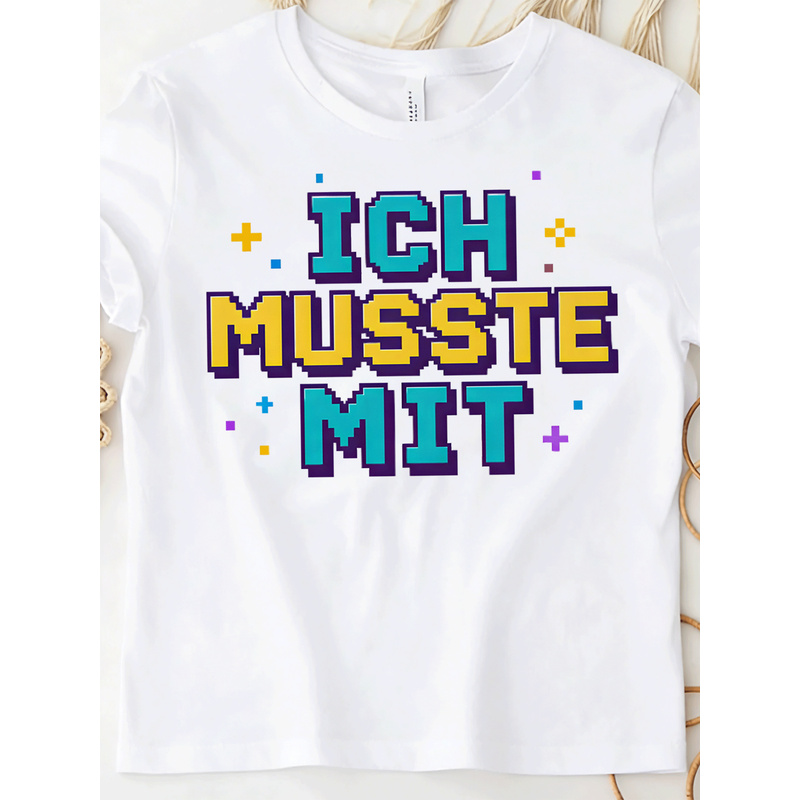 Ich Musste Mit German Meme T-S - Retro Gaming Font 评论和价格