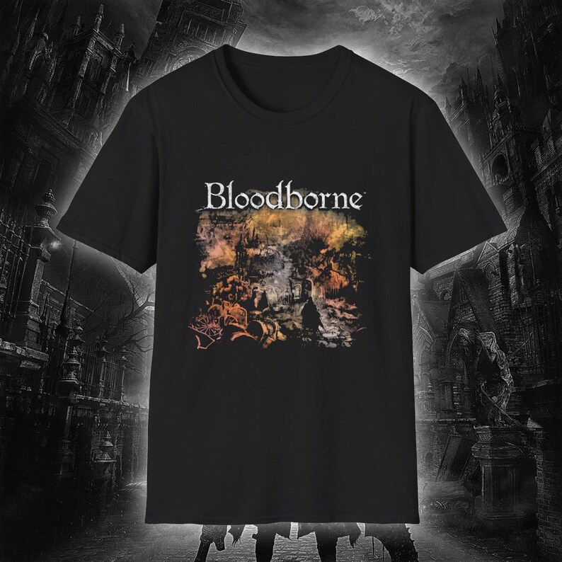Bloodborne Dark Souls Gaming T - Retro Gaming T Shirt 评论和价格