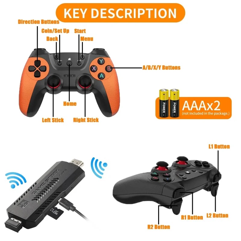 X2 Ultra Pro Retro Game Stick  - Retro Gaming Os 评论和价格