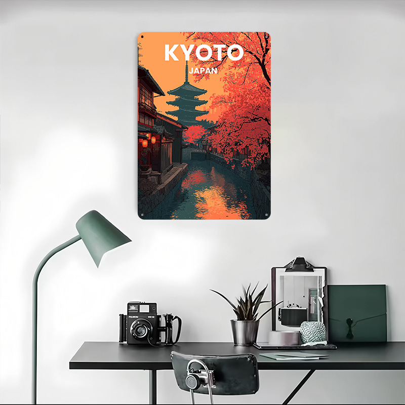 Kyoto Japan Pagoda Canal Metal - Retro Gaming Kyoto 评论和价格