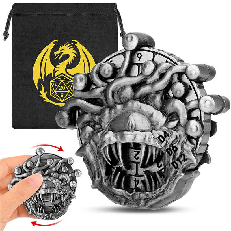 Retro Beholder Shape Metal Dic - Retro Gaming Gifts 评论和价格