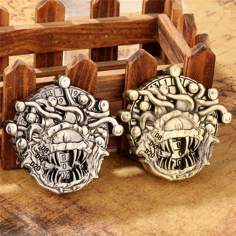 Retro Beholder Shape Metal Dic - Retro Gaming Gifts 评论和价格