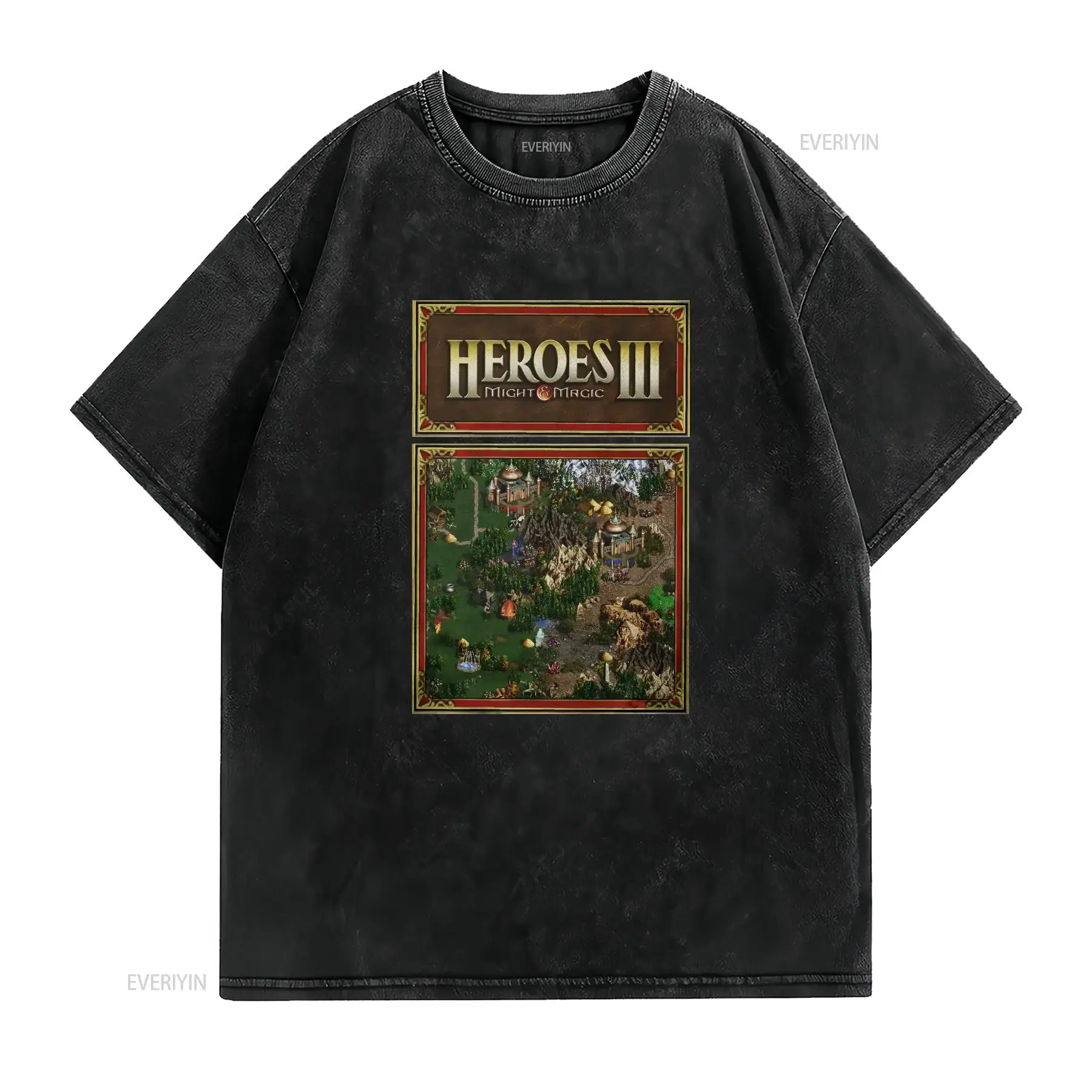 Heroes Map of Might And Magic  - Retro Gaming T Shirt 评论和价格