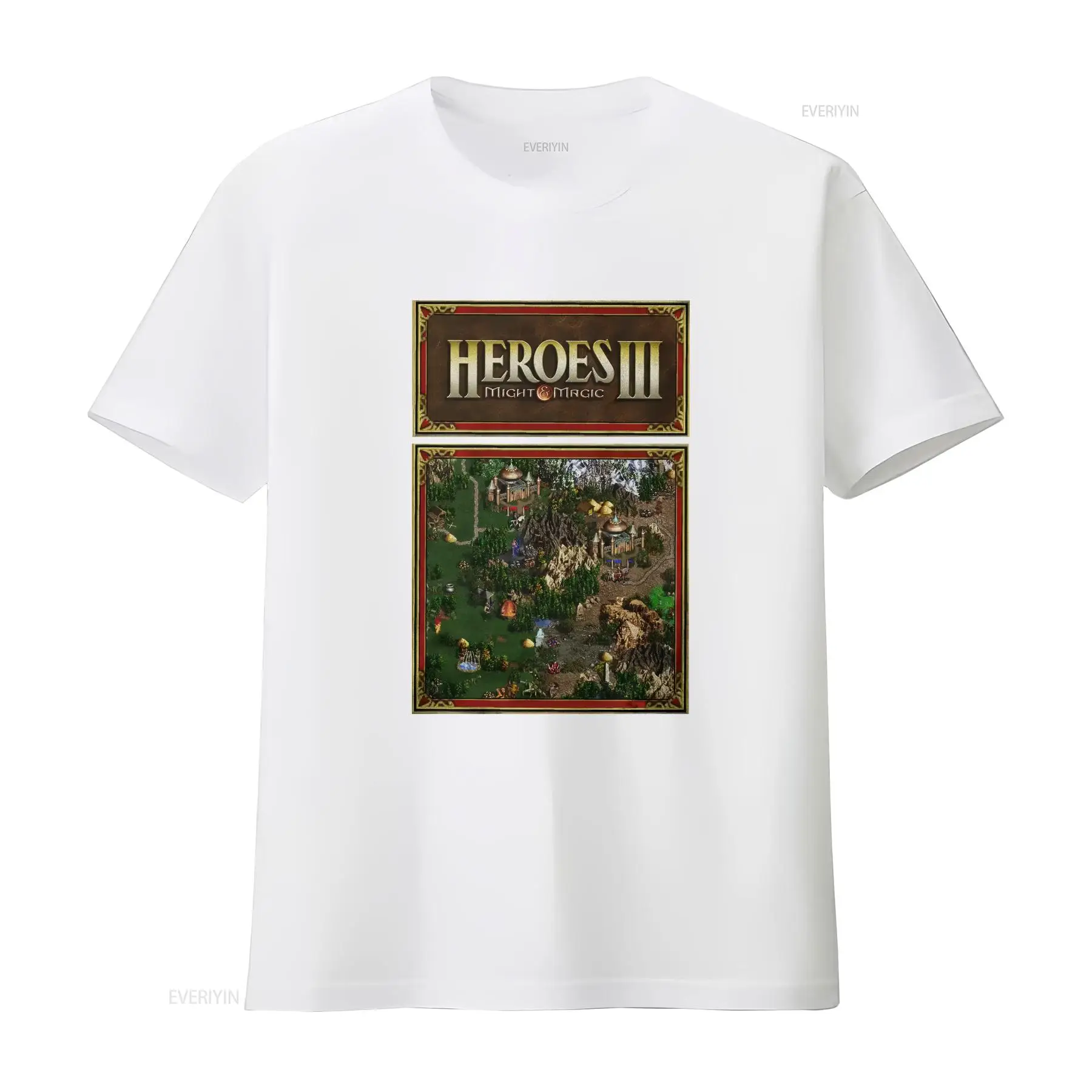 Heroes Map of Might And Magic  - Retro Gaming T Shirt 评论和价格