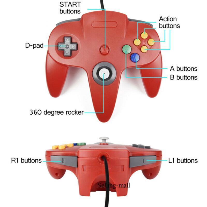 N64 Controller Classic USB Wir - Retro X8 Gaming Console 评论和价格