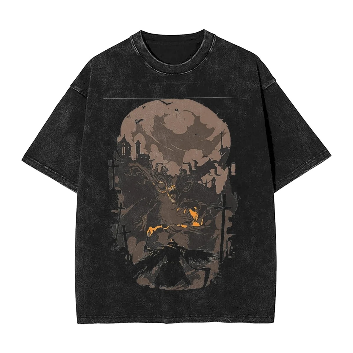 Hot Sale Cthulhu Mythos Theme  - Retro Gaming T Shirt 评论和价格